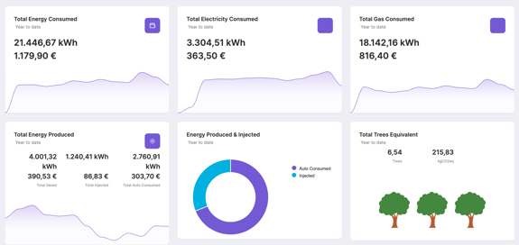 fonctionnalités Système de Gestion de l'Energie